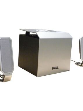 Dell Silver & Black Desktop Speaker System with Subwoofer